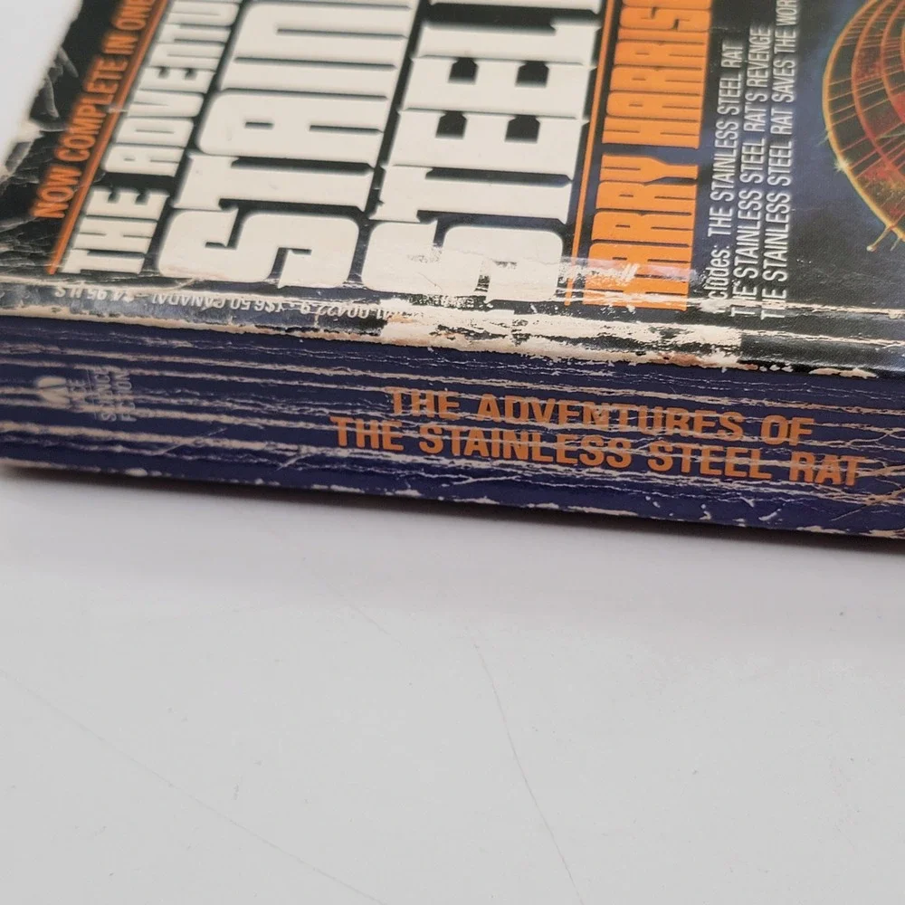 Harry Harrison The Adventures of the Stainless Steel Rat Paperback 1987 Fair